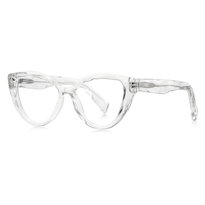 Montures de lunettes papillon TR90 pour femme, design de marque, grandes montures ondulées, pour <span class=keywords><strong>myopie</strong></span>, optiques - Product Image 5