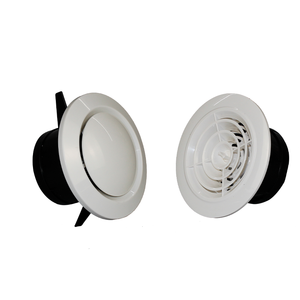Allvent 3 pulgadas blanco ABS ventilación de aire ajustable redondo sofito ventilación de escape para salida de <span class=keywords><strong>ventilador</strong></span> de conducto en línea parte de sistemas HVAC - Product Image 4
