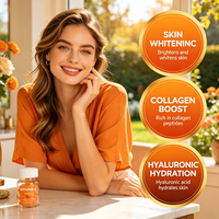 Gummies à la vitamine C et aux agrumes, complément apaisant pour la peau, les cheveux et les ongles des adultes, éclaircissant, améliore l'immunité, sans gluten, végétalien