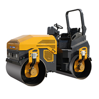 Compacteur routier vibrant hydraulique de 1 tonne, mini-compacteur d'asphalte pour travaux de construction routière