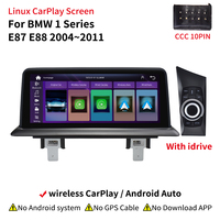Krando 10.25 "Linux Carplay Écran pour BMW E87 E88 2004 - 2011 1-Series CCC Support Android Auto Hicar 1920*720 HD Full Touch