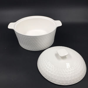 Gros Offre Spéciale 3-4L BLANC Nouvel Os Chine Céramique Porcelaine Grand Soupe Et Stock Pot Soupière - Product Image 3