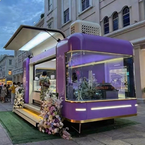 Carrito de Venta Móvil Eléctrico Comercial para Helados y Snacks, con Estructura de Acero Inoxidable y Vitrina Refrigerada, 110V/220V/380V - Product Image 3