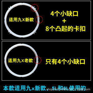 Anillos de Sellado de Silicona Universales Directo de Fábrica para Ollas a Presión Eléctricas de 5L/6L - Product Image 5