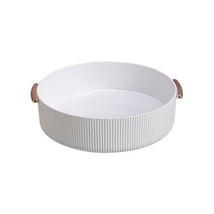 Estante giratorio para especias con asa, contenedor giratorio multiusos de plástico para condimentos, tamaño M, para cocina - Product Image 4