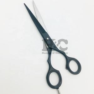 Nouveaux ciseaux de coiffeur noirs en gros ciseaux de coiffure japonais en acier inoxydable ciseaux de coiffeur emballage Logo durable - Product Image 5