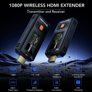 SYONG Taşınabilir 2.4G 5G 350M 1080P HDMI Kablosuz Verici Alıcı Genişletici, Video Sesini TV Projektörüne Akış ve Dekodlama için - Product Image 2