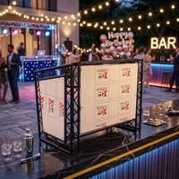 Éclairage LED, pupitre DJ en alliage d'aluminium, pliable, avec design modulaire, équipement DJ léger et portable à vendre