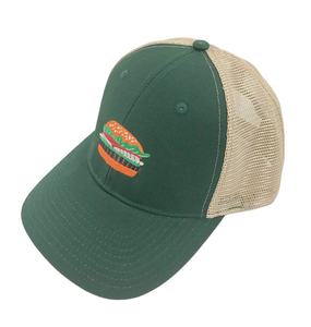 Chapeaux de sport OEM personnalisés à 6 panneaux en maille à bord pré-incurvé, vente en gros de casquettes de camion en maille Cao Gorras, casquette de camionneur à logo brodé - Product Image 4