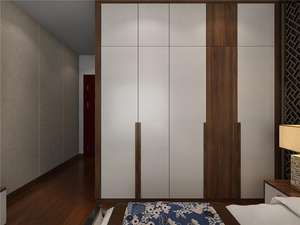 Modern Wood Cabinet <b>Wardrobe</b> for Home Office & Bedroom Contemporary Furniture for Closet Use - Product Image 2