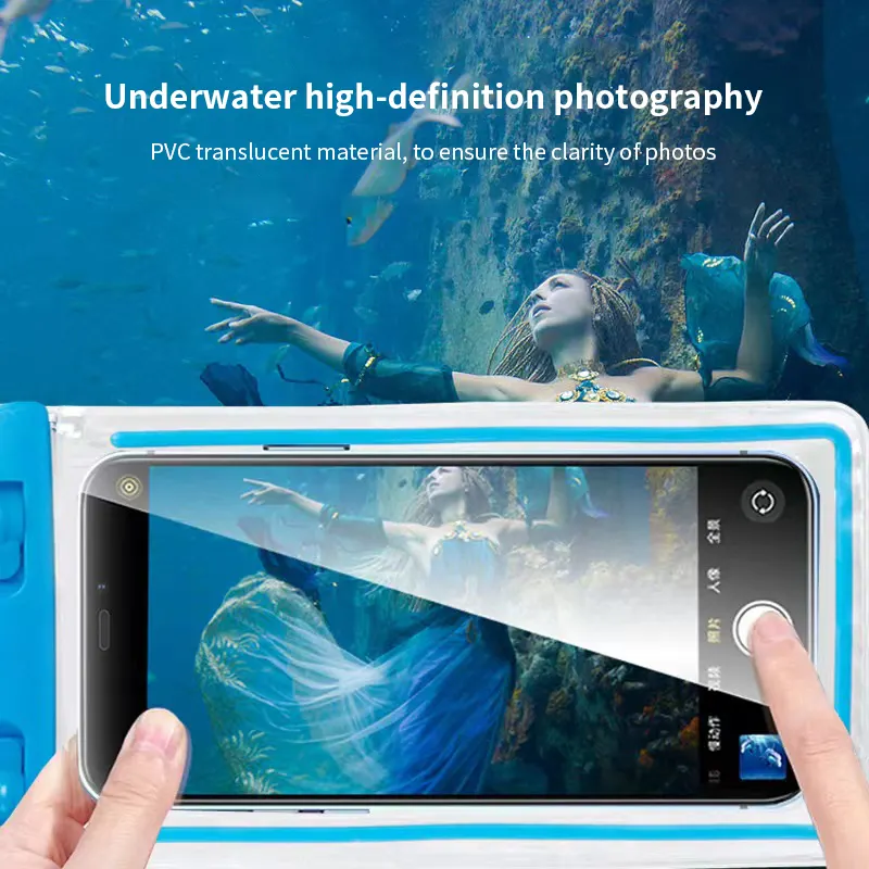 Wholesale Waterproof Phone Case Universal Mobile Cover Case For iphone 15 13 Xiaomi Huawei Phone Bag Underwater Case Phone Pouch