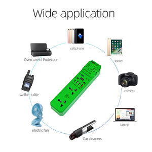 200W Sửa Đổi Âm Sóng Điện Biến Tần AC 24V 12V 220V Hiển Thị Kỹ Thuật Số Với <span class=keywords><strong>USB</strong></span> Thích Hợp Cho Máy Tính Xách Tay Và Điện Thoại Di Động - Product Image 2