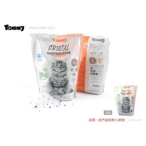 Litière pour chat Yommy Cristal 3,8L, agglomérante, pour chats - Product Image 1