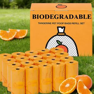 Customizable Eco Friendly Wholesale <b>Compostable</b> Scented Dog Poop <b>Bag</b> Custom Printed Cornstarch Biodegradable 23x33cm 15 - Product Image 1