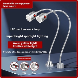 24V công nghiệp Đèn bàn LED máy công cụ làm việc ánh sáng mạnh mẽ nam châm 220V thiết bị đầu cuối thiết bị từ tính máy tiện bảo trì ánh sáng - Product Image 2