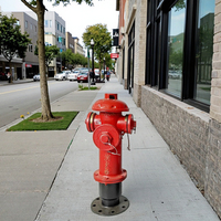 Hydrant d'incendie portable d'extérieur, homologué, de 4 pouces, pour système d'extinction d'incendie, à vendre