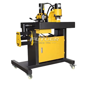 Máquina Hidráulica para Procesamiento de Barras de 220v/380v 0.75 Kw, 700 bar, 12 mm de Espesor, 200 mm de Ancho, Motor de Corte y Punzonado - Product Image 1