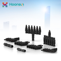 Conectores de Panel Solar de Aleación de Latón de 120 V CC 63 A, Impermeables IP68 UL94-HB/UL94-VO, Conector Hembra