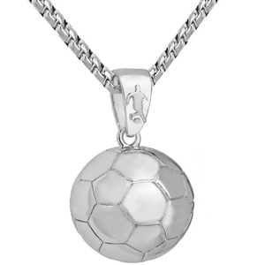 Hstyle Europe Fiery Football Pendentif Collier Sport Football Sphère Bijoux Fans Équipe Victorieux <span class=keywords><strong>Prix</strong></span> Hommes Garçon Enfants Cadeaux - Product Image 5