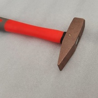 Martillo de Maquinista de Aluminio y Bronce de 0.1 kg de la Marca Oak, Herramientas Antichispas con Mango de Fibra de Vidrio, Apto para Diversos Campos
