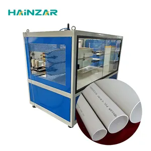 HAINZAR Extruder Manufacturing PVC Plastic Water Supply Pipe Making Machine Extrusion Line
