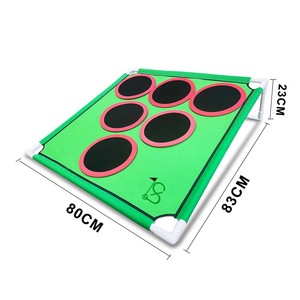 Tapis de jeu de golf B S Golf Chipping 3x4 pieds, portable, antidérapant, pour intérieur et extérieur, avec balles et sac de transport, pour parents et enfants - Product Image 3