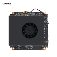 LIMYEE Nouvelle carte mère industrielle embarquée OEM/ODM AMD R2314 avec processeur intégré, double DDR4, SATA/PCIE3.0, NUC, M.2 WIFI
