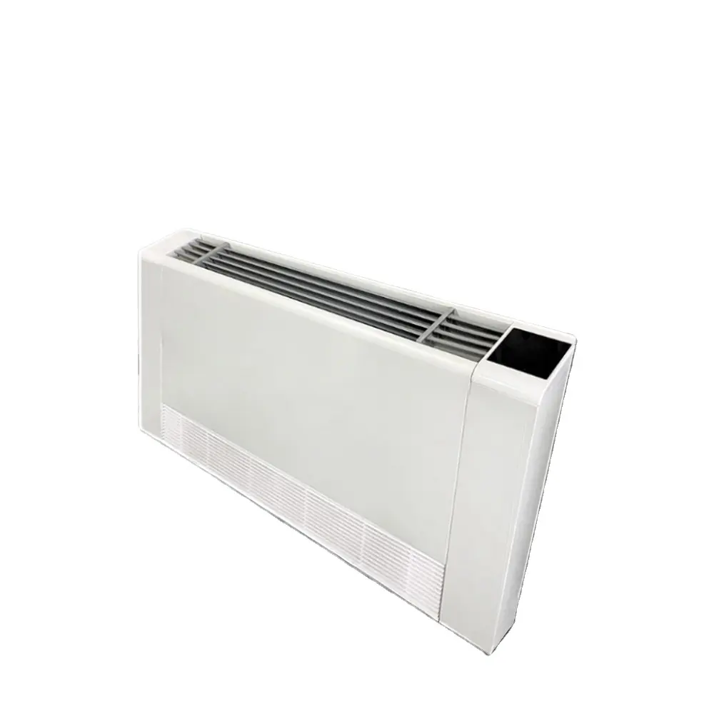 Yesncer 130mm 15w 20w hydronic water cooling or heating slim floor standing/wall mounted fan coil unit