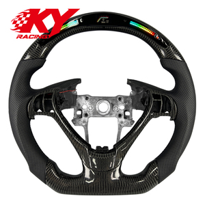 Accessoires de voiture Volant en fibre de carbone personnalisé avec LED RPM pour Acura TL ILX A-Spec RDX TSX ZDX - Product Image 1