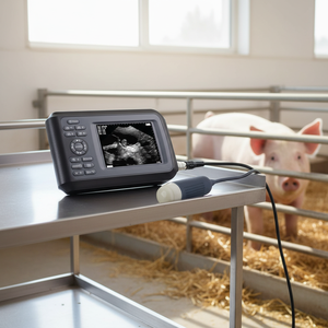 Équipement vétérinaire portatif d'<span class=keywords><strong>Usg</strong></span> de machine d'ultrason de vente d'usine avec la sonde pour des animaux - Product Image 1