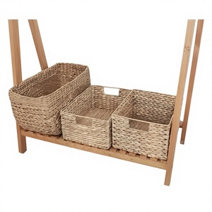 Natural Water Hyacinth Eco-Friendly Modern Handmade Woven <b>Rectangular</b> <b>Storage</b> Tray for Decorative Home Organization Wholesale - Product Image 1