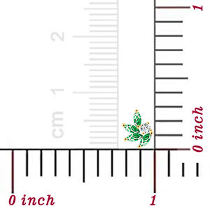 POENNIS मूल सर्जिकल इस्पात Trague महिलाओं के कान संवर्धन ब्लू डायमंड फूल क्राउन स्टड कान की बाली उपास्थि भेदी गहने सेट - Product Image 5