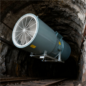 Ventilador <span class=keywords><strong>de</strong></span> Extracción <span class=keywords><strong>de</strong></span> Humo y Fuego <span class=keywords><strong>de</strong></span> Flujo Axial Comercial, Tipo SDS, Ventilador <span class=keywords><strong>de</strong></span> Chorro para Túneles para Construcción - Product Image 5