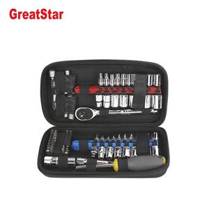 Offre Spéciale 84 Pièce 3/8 "DR. Kit d'outils mécaniques avec sac à outils Mallette de rangement Lime à main en plastique <span class=keywords><strong>électrique</strong></span> - Product Image 2