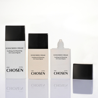 Vente en gros de 30ml 40ml Emballage cosmétique vide personnalisé Bouteille de crème solaire PE BB Cream Lotion