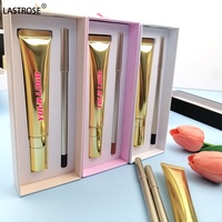 Coffret Cadeau Rouge à Lèvres Mat Velours et Crayon à Lèvres 2-en-1 Waterproof Longue Tenue Nude Marque Privée