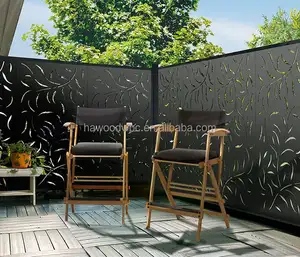 Wood Plastic Composite Picket fence Material wpc deco panel