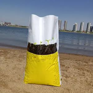 Custom 20kg Printed Fertilizer Bag Woven Fertilizers Bags With Square Bottom Pp Sacks Supplier