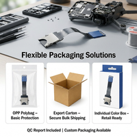 Cable de Extensión para Tarjetas SD y TF, Adaptador Flexible de Cinta Plana para Lector de Tarjetas de Memoria de Cámara