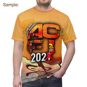 T-Shirt Personalizzate con Stampa Sublimatica Integrale in Poliestere/Cotone Jersey, Ecologiche e Traspiranti per Eventi Sportivi - Product Image 3