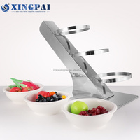 XINGPAI Fournisseur en Gros de Restaurants Support à Gâteaux Multi-Niveaux en Céramique India Présentoir de Buffet Élévateurs de Traiteur