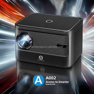 A002 Proyector Portátil MINI Smart TV Home Theater Cine Android Proyectores 4K Videojuego Beamer <span class=keywords><strong>Bluetooth</strong></span> <span class=keywords><strong>WIFI</strong></span> Sync Smartphone - Product Image 2