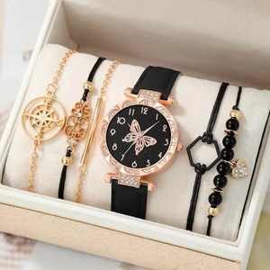 BM fábrica al por mayor barato moda reloj de cuarzo pulsera Simple mariposa reloj conjunto para mujer diario - Product Image 1