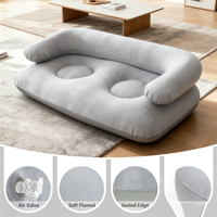 Nouveau canapé-lit double gonflable - Design moderne et minimaliste, portable, en PVC floqué, pour intérieur et extérieur, multi-usages