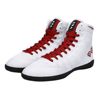 Chaussures de boxe et de lutte professionnelles confortables et respirantes avec empeigne en mesh, semelle extérieure en caoutchouc, semelle intermédiaire en PU, antidérapantes, co-existence OEM ODM