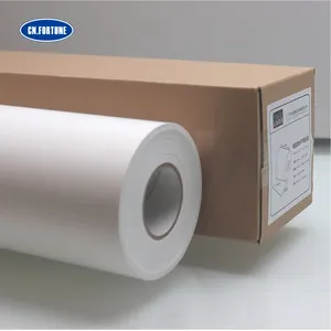 Papel de cartaz de solvente sintético, alta qualidade, 0.914x50m, impermeável, papel dos pp, eco, rolo de papel, brilhante fosco com auto adesivo