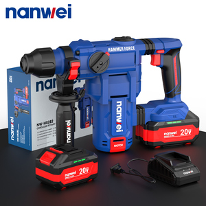 NANWEI H8281 Brushless <span class=keywords><strong>trapano</strong></span> <span class=keywords><strong>a</strong></span> martello rotativo 20V MAX <span class=keywords><strong>batteria</strong></span> martello con manico per <span class=keywords><strong>trapano</strong></span> <span class=keywords><strong>a</strong></span> martello per calcestruzzo - Product Image 2