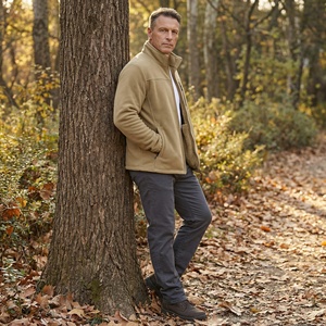 <span class=keywords><strong>Giacca</strong></span> Shacket Personalizzata in Misto Lana per Uomo, <span class=keywords><strong>Giacca</strong></span> Trapuntata con Zip Integrale e Colletto Alto, Antivento e Traspirante per Escursionismo - Product Image 6