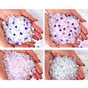 Pabrik Grosir Kristal Mikro Alami Kotoran Kucing Aroma Lavender 20Kg/Tas Tidak Menggumpal Silika Gel Kristal Kotoran Kucing Pasir - Product Image 2