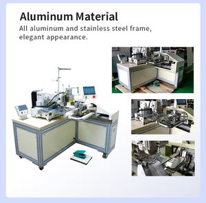 Machine à coudre industrielle automatique pour plissage de rideaux, prix d'usine, moteur certifié CE, double aiguille, facile à utiliser, chaîne - Product Image 5